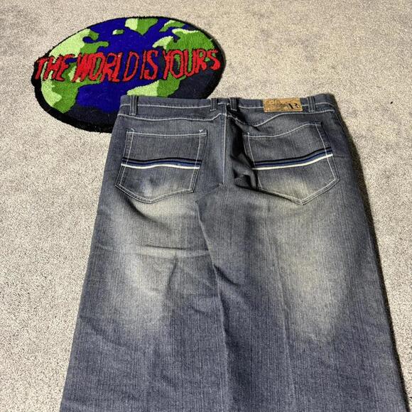 y2k 2000’s denim straight fit jeans - Picture 2 of 7